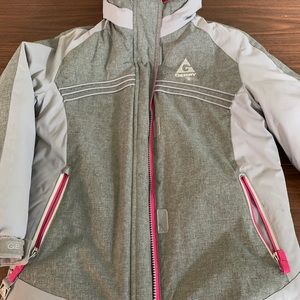 Girls winter coat with zip out shell